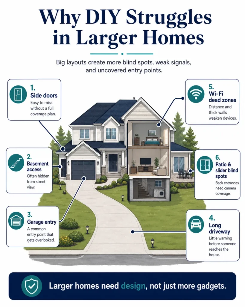 why diy struggles in larger homes